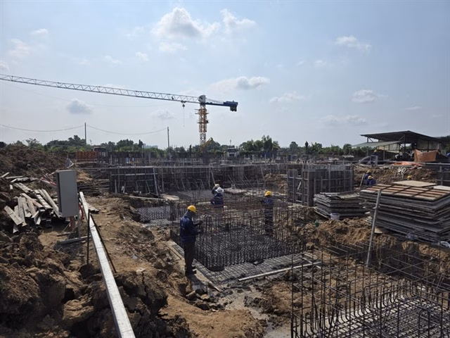 Một dự án nhà ở xã hội đang triển khai tại TPHCM, nơi áp dụng các cơ chế tháo gỡ khó khăn cho doanh nghiệp.