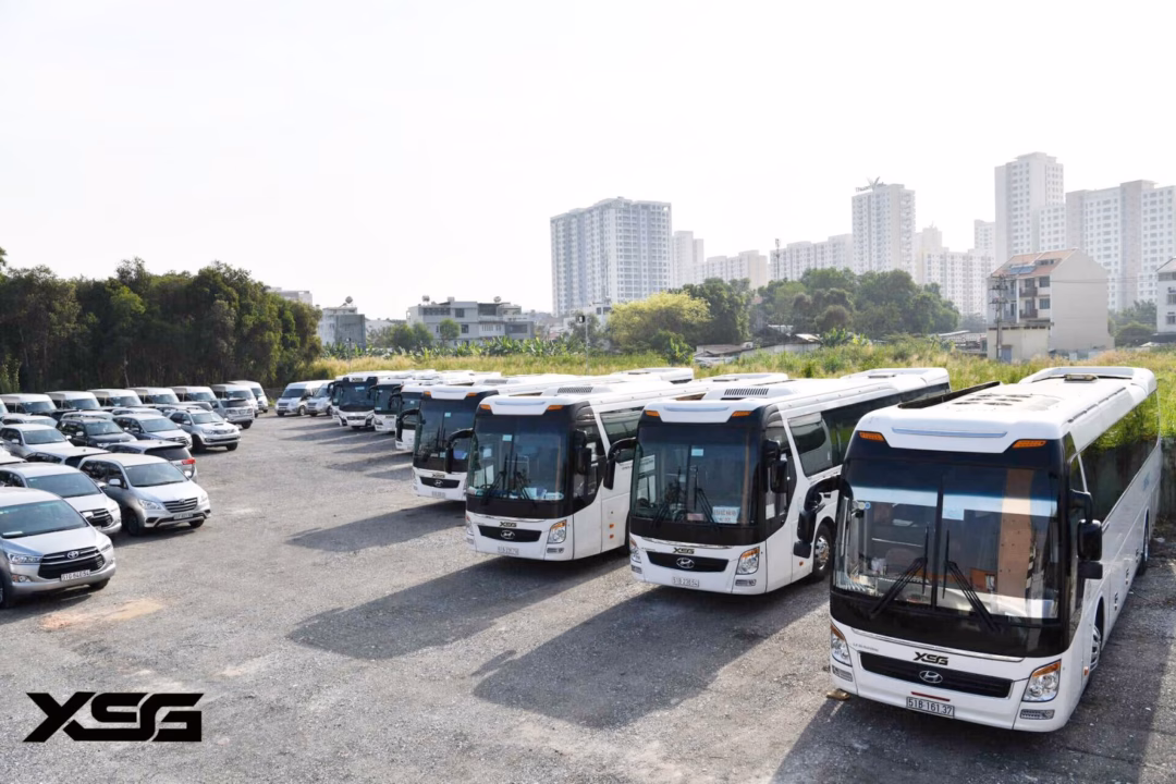 Đội xe đa dạng từ 7 đến 45 chỗ cho mọi nhu cầu