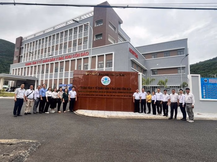Trung tâm Y tế Quân dân y đặc khu Côn Đảo - nơi trực tiếp điều trị thành công ca nhồi máu não cấp.